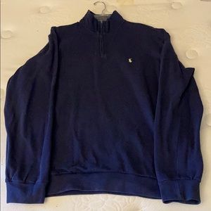 Polo Golf Navy Blue 1/4 Zip Sweater!
